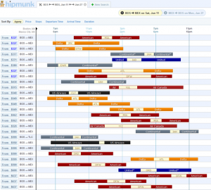 Hipmunk screen shot